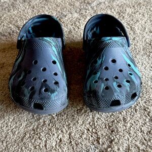 CROCS Kids' Classic Marbled Clog Navy